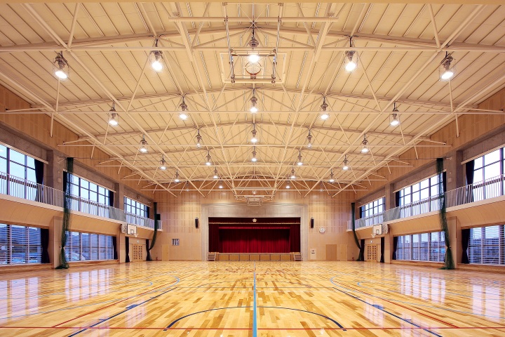 株式会社高巣設計事務所 WORKS みやま市立山川中学校